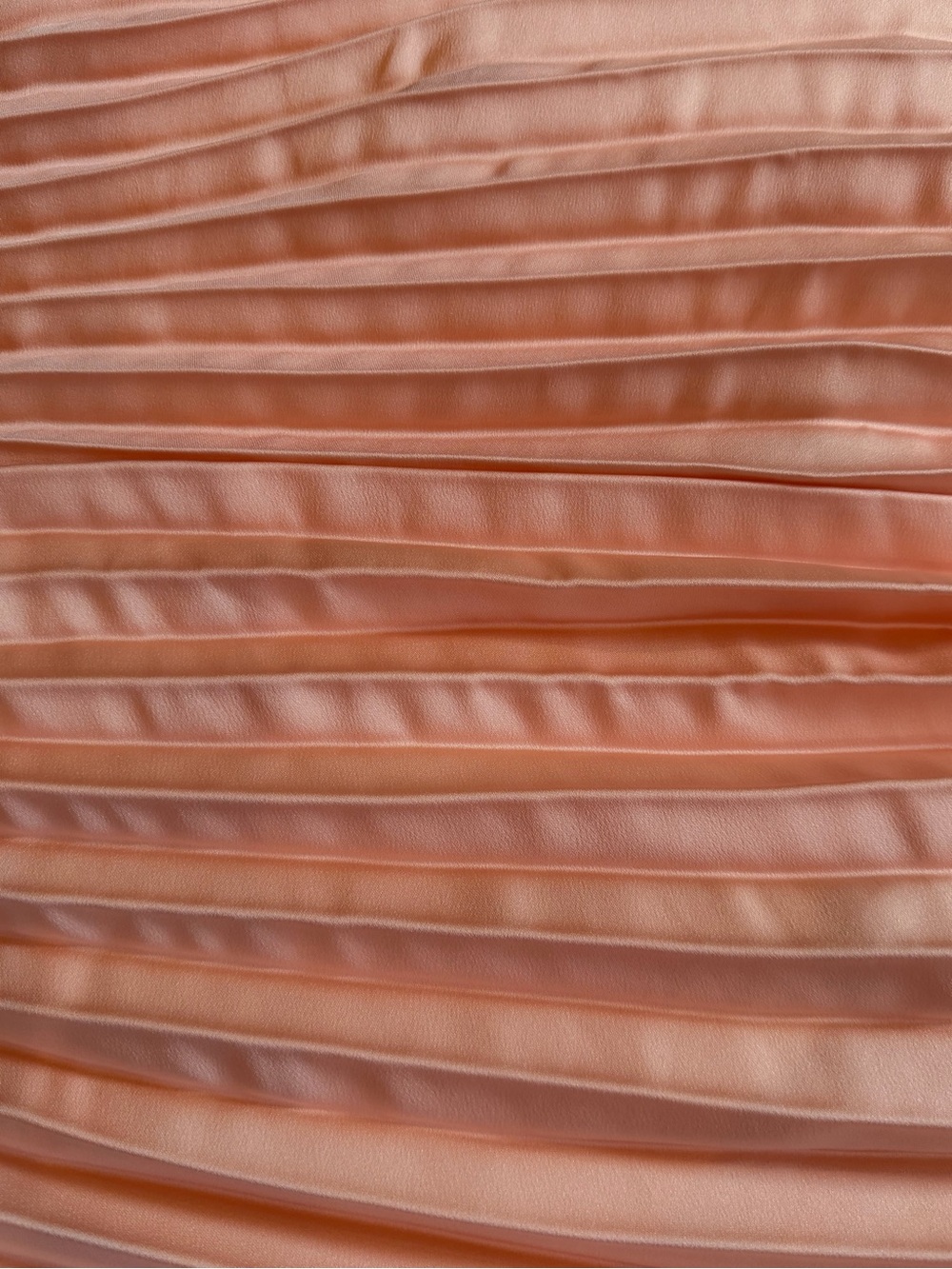 Mango Salmon Pink Pleated Halter Dress - Picture 6 of 11
